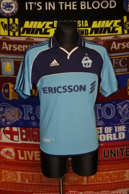 3/5 Olympique Marseille adults S 2000 away football shirt jersey maillot soccer