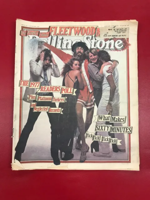 Rolling Stone Magazine - January 1978 #256 with Fleetwood Mac (VINTAGE)