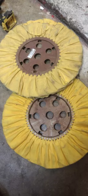 Devine Brothers 16" Diameter X 1/2" Thick Unmounted Buffing Wheel **3 Pack** Usa