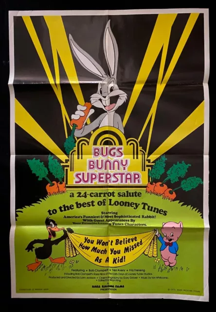 Bugs Bunny Superstar Original Movie Poster- 1975