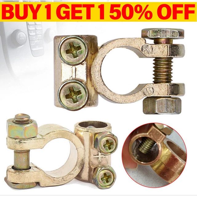 2Pcs Battery Terminals Connectors Clamps Quick Release For Caravan Car Van 12V