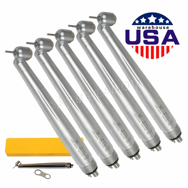 5 Dental 45 Degree Surgical High Speed Handpiece Push Button for PANA MAX ifx