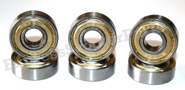 608Zz Abec-11 Bearings Skateboard Push Scooter Roller Inline Skate Wheel Gold 7