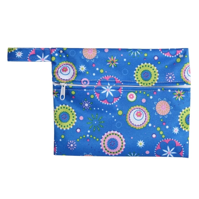 1PC Zip Wet Bag Pouch For Baby Infant Cloth Diapers Nappy Sanitary Pads(#4) NEW