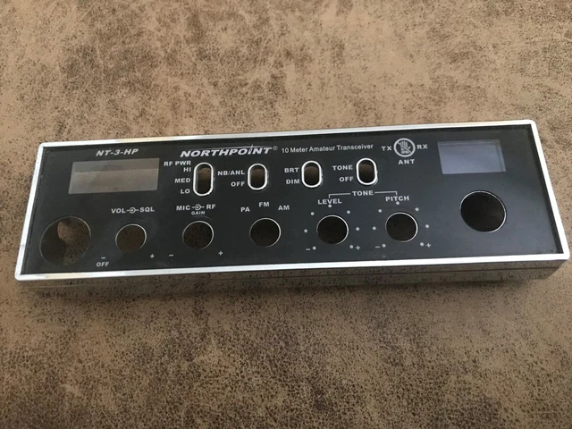 Texas Ranger RCI 10 METER Radio AM FM Front Bezels FACE PLATE CB HAM Texas Ranger RCI 10 METER Radio AM FM Front Bezels FACE PLATE CB HAM