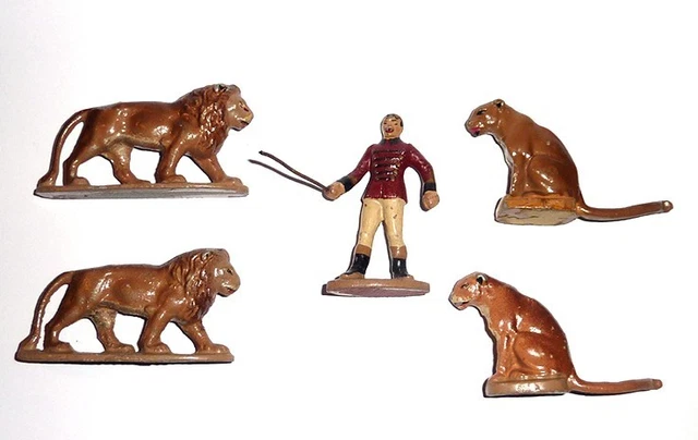 Figurine Quiralu Cirque – Zèbre – Aluminium – Fabrication Française 1970 – Occasion