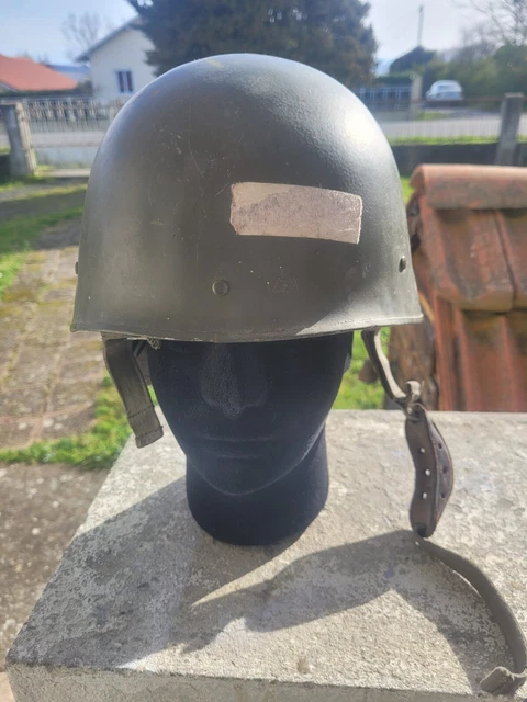 CASQUE MODÈLE F1 1978 Armée Française avec PDF1 dans son jus EUR 15,00
