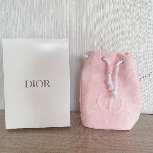 Dior Beauty Drawstring Cosmetic Bag Pouch Clutch Lipsticks Case Gifts Genuine