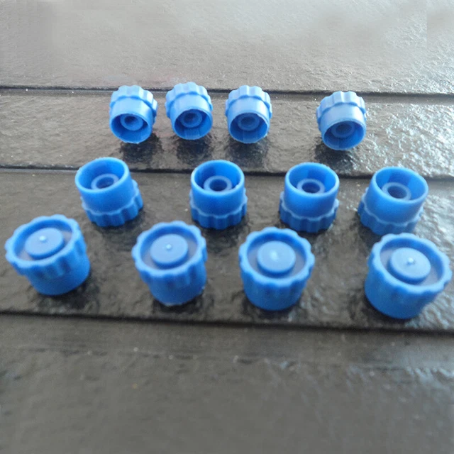 Luer Lock glue dispensing syringe barrel tip gauge round plug cap pack of 100
