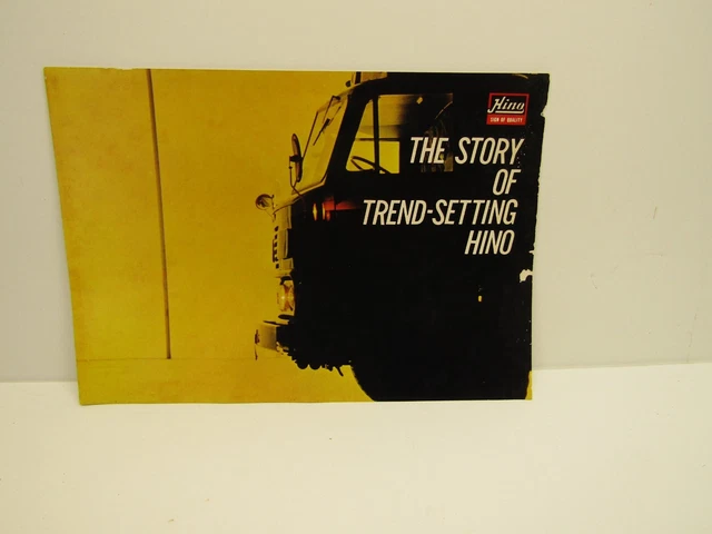 HINO MOTORS LTD Story Japan Vehicles Sales Brochure 1965 Vintage Original