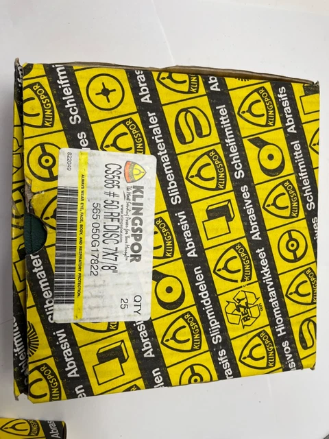 klingspor cs565 50 grit 7-7/8” disc