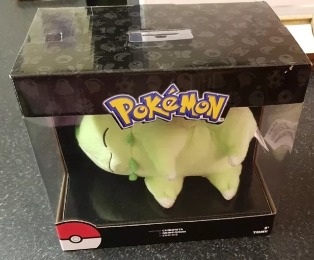 POKEMON SLEEPING CHIKORITA Plush Toy TOMY NEW 17.99 PicClick UK