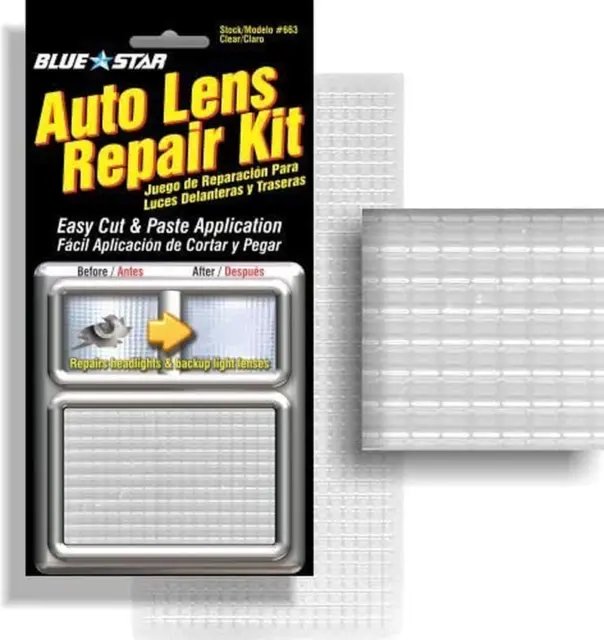 Grid Pattern Auto Lens Repair Kit (Clear)