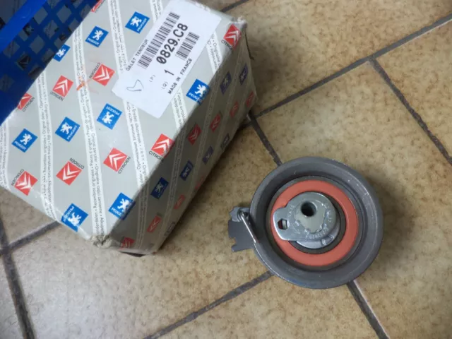 n°vch57 galet tendeur citroen c2 c3 c3 pluriel 0829c8 neuf