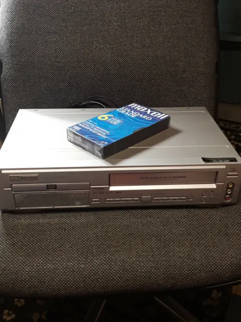 Emerson EWD2202 DVD Player VHS Combo VCR - Tested - Working - No Remote - FShip!