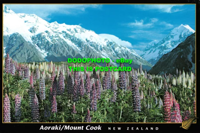 L133932 New Zealand. Aoraki. Mount Cook. New Zealand Souvenir. Tiki card