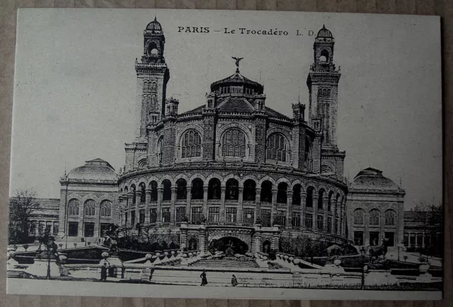 Carte postale repro Paris Trocadero Edito Service, postcard