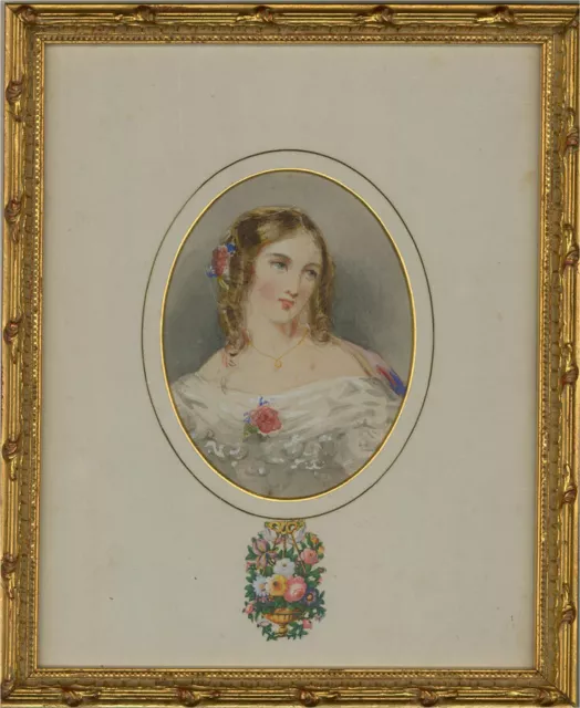 Mid 19th Century Watercolour - Bride