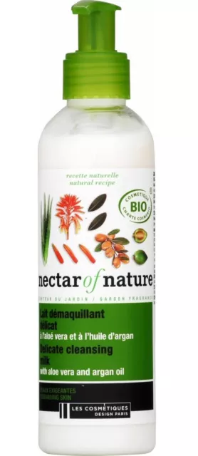 Nectar Of Nature Lot De 2 Demaquillant Bio A L Aloe Vera 2 X 200Ml
