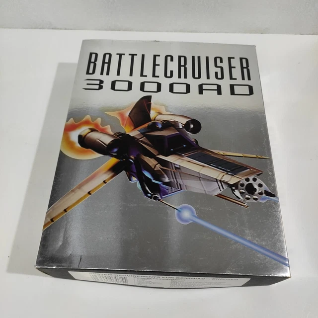 BATTLECRUISER 3000AD BIG Box Videogioco per PC 1996 CD-ROM Take2 ...