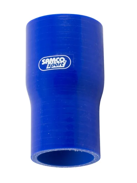 Samco Sport Silikon Reduzierstück Durchmesser 76 - 60mm blau