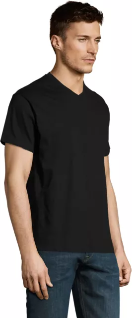 Camiseta de Cuello V para Hombre Todos Los Hombres Son Creados Iguales Pero Sólo 3