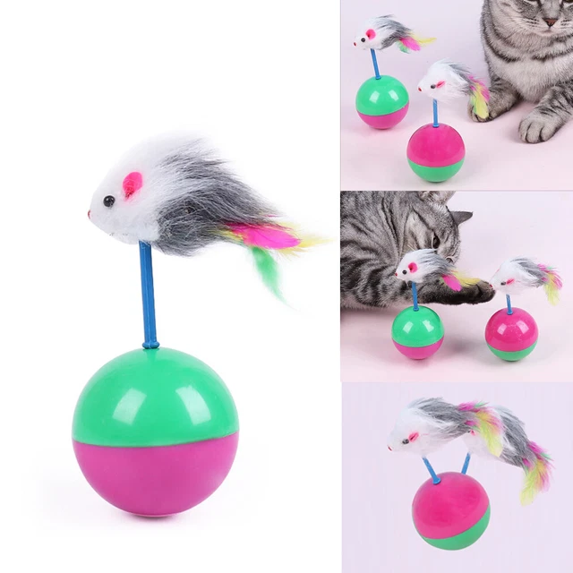 Kitten Interactive Cat Toys Feather ​Mouse Toy Tumbler Mouse Cat Toy Cat Toys