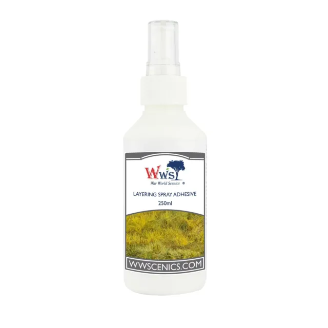 WWS Spray Adhesivo para Capas de Hierba Estática 250ml – Modelismo & Wargames