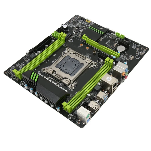 X79 COMPUTER MOTHERBOARD 2011 Pin Support E5 V2 Channel DDR3 PCI