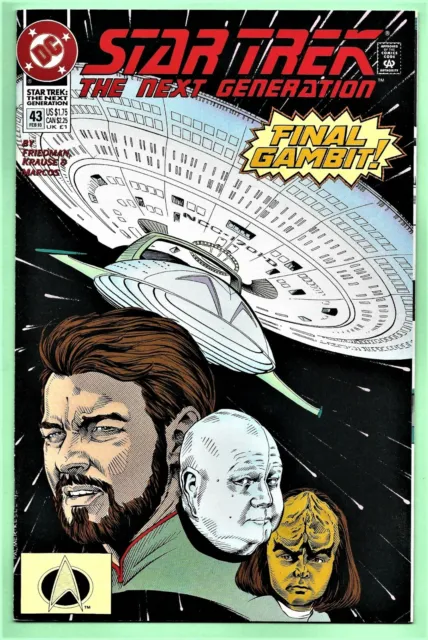 1993 DC Comics Star Trek The Next Generation Final Gambit #43 NM