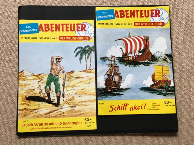 "Abenteuer der Weltgeschichte" Hethke Nr. 80 & 81  neu ungelesen -AUSWAHL 1 Heft