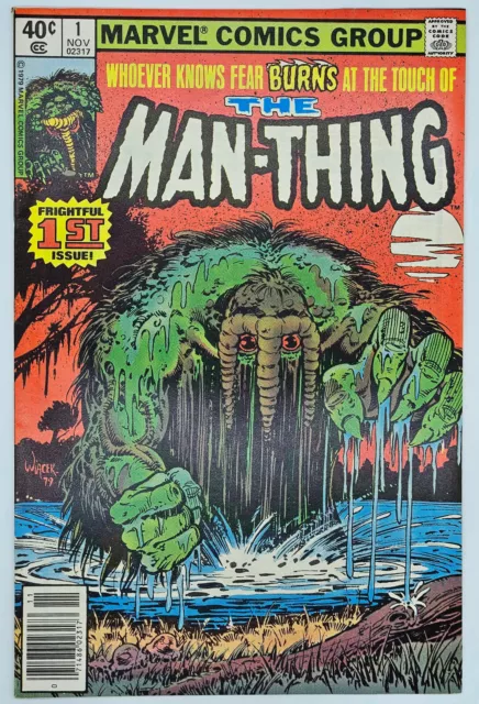 The Man-Thing #1 1979 vol 2 9.2 NM- ; "Frightful 1st Issue!" Jim Mooney art!🔑