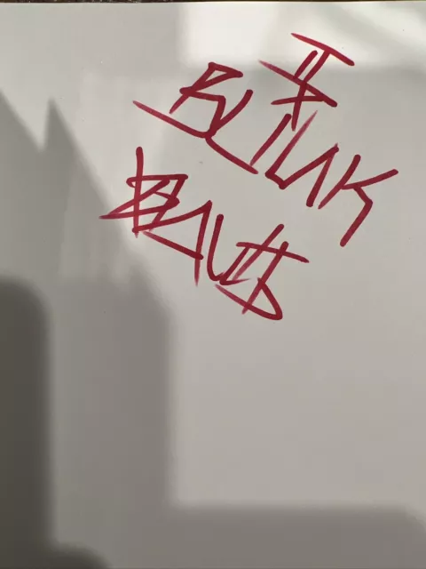 Travis Barker Autographed Memoir(SIGNED) Rare Inscription: “TO BLINK” 1/1