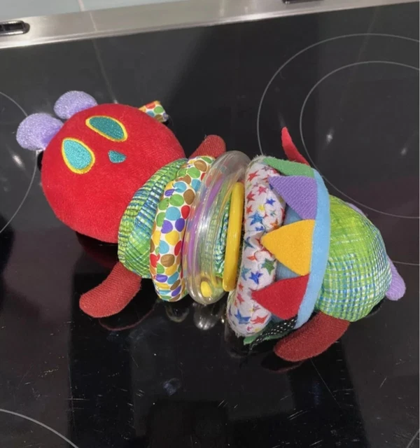 Stuffed Rattle Rings ERIC CARLE VERY Hungry Caterpillar Plush Rattle Rings Vibrating Hanging ...