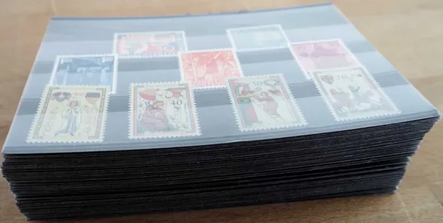 1962 Liechtenstein; 50 Jahrgänge ohne Block, postfrisch/MNH, MiNr 418/26, ME 555