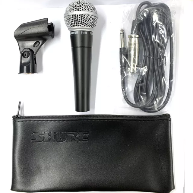 Genuine SM58S Dynamic Vocal Microphone with On/Off Switch Black | UK