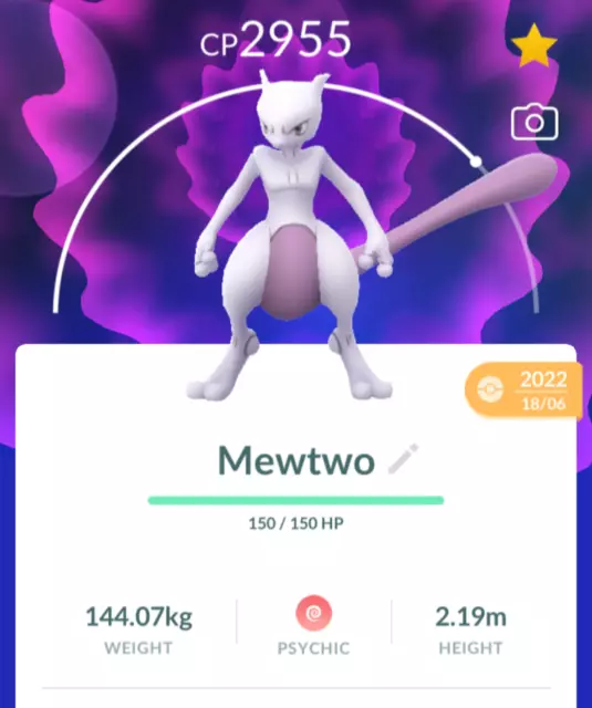Pokémon Go Armored Mewtwo Costume (1 MILLION STARDUST UNREGISTERED TRADE  ONLY!)
