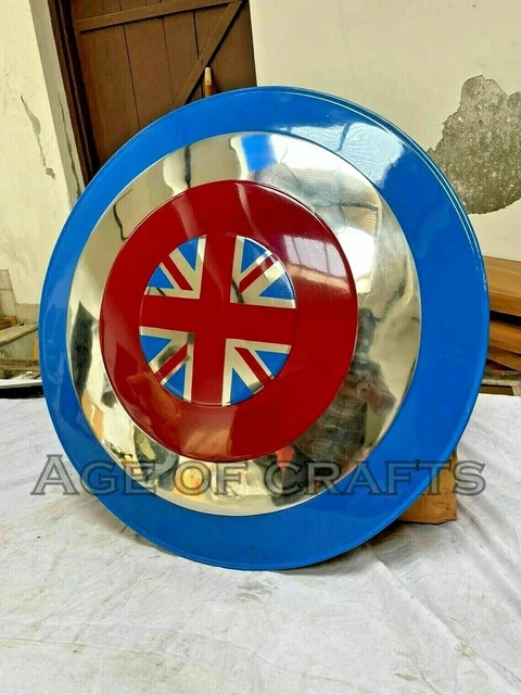 Leggende Marvel Captain America 75th Anniversario Avengers Shield Lega Metallica
