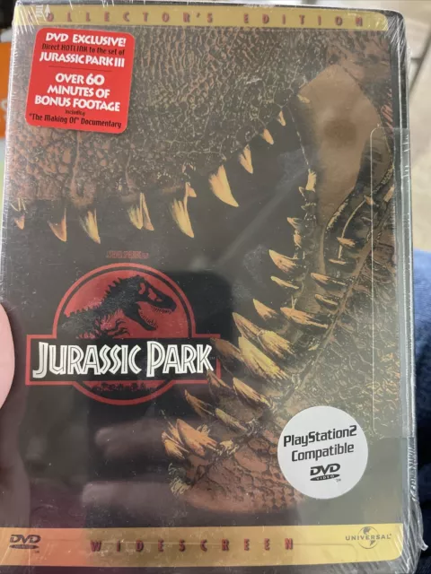 Jurassic Park 1993 Dvd 2000 Widescreen Collectors Edition Brand New Box1 699 Picclick 