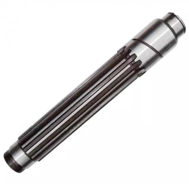 Intermediate gearbox shaft with sleeve (right thread)D-65, tractor model 600/611