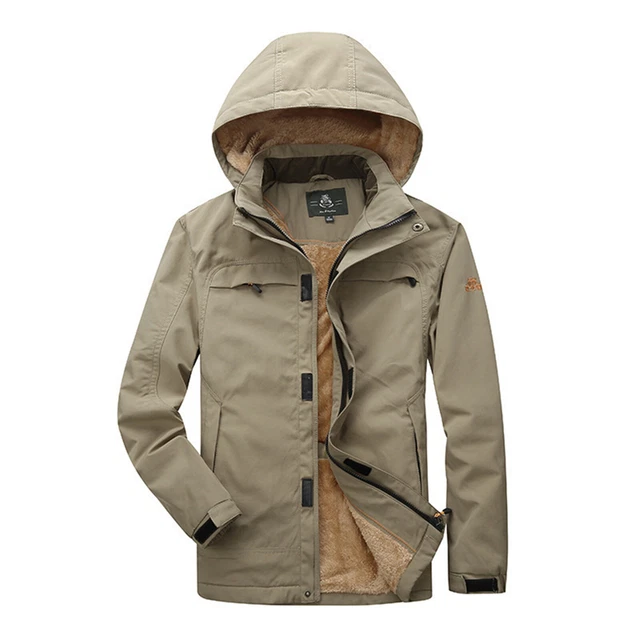 Men's Waterproof Ski Snow Jacket Windproof Rain Jacket Winter Warm Coat