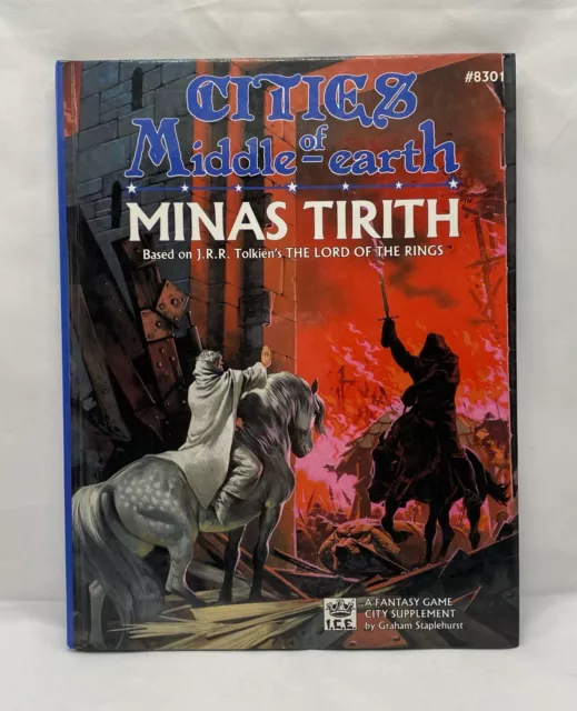 I.C.E. Cities of Middle-Earth ☆ #8301 1988 MERP  ☆ with Map ☆ 2nd edition