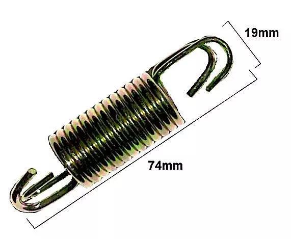 Zugfeder Feder Seitenständer Universal Roller Scooter Moped 74 x 19mm
