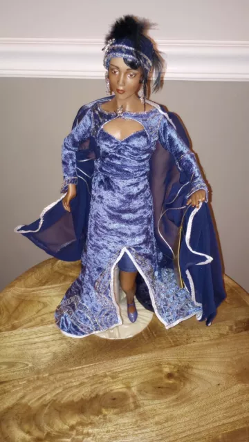 Franklin Heirloom Duke Ellington Mood Indigo African American Porcelain Doll