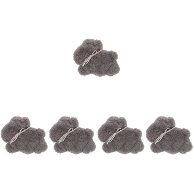 5pcs sac à main pochette de pâques peluche lapin kawaii Portable Carte Holder C