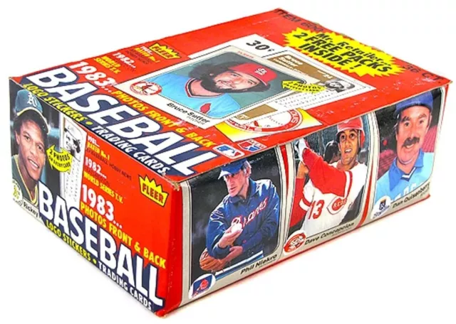 1983 Fleer Baseball Wax Pack 15 Cards FACTORY SEALED Boggs Gwynn Sandberg Rookie