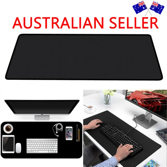 New Large Mouse Pad Extended Gaming XXL 900x300mm Big Size Desk Mat Black &  Red