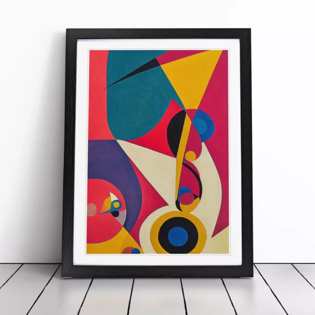 An Abstract Art No.5 Wall Art Print Framed Canvas Picture Poster Decor