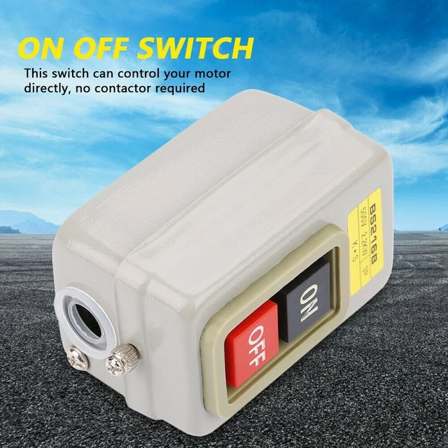 Interrupteur auto-verrouillage facile à installer B 11 B 16 B 30 bouton poussoi