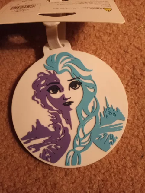 Disney Frozen Elsa Round Luggage Tag - American Tourister - New